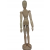 MANEKIN DREWNIANY DO SZKICU RYSUNKU FIGURKA wym. 7x7x35 cm Dekoracja Ozdoba