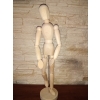 MANEKIN DREWNIANY DO SZKICU RYSUNKU FIGURKA wym. 7x7x35 cm Dekoracja Ozdoba