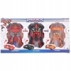 Zestaw 3 transformersów ROBOFORCES ToiToys