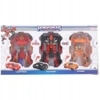 Zestaw 3 transformersów ROBOFORCES ToiToys