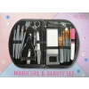 Zestaw do manicure ELEGANCKI CZARNY 18 elementów