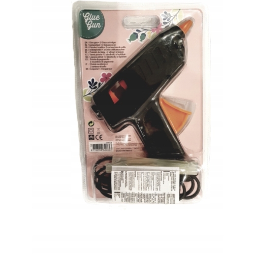 PISTOLET DO KLEJU NA GORĄCO DO DEKORACJI MOCNY +2 WKŁADY KLEJU 11mm 40 W