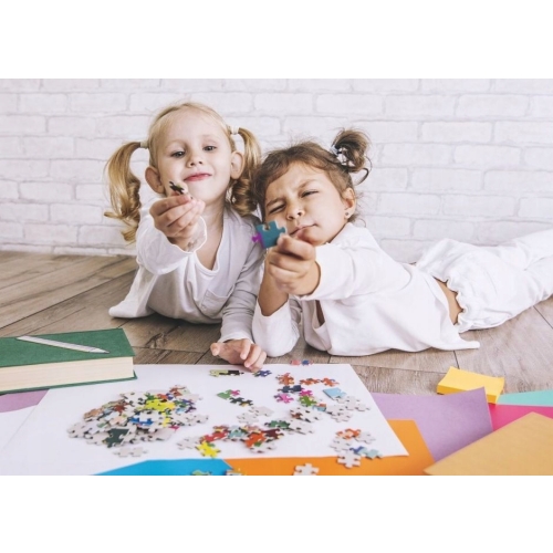 PUZZLE Nickelodeon 24 SZT ŚWINKA PEPPA PIG 24 X 17 CM ZABAWA W BASENIE