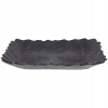 PIĘKNA TACA PATERA METALOWA KWADRATOWA GLAMOUR ZŁOTA WZÓR 15x15cm