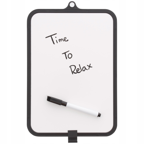 TABLICA DO PISANIA SUCHOŚCIERALNA MINI DWUSTRONNA PISAK 18x27,5cm NIEBIESKA