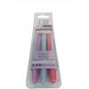 SZYDEŁKA DecoTime ZESTAW 3 SZTUKI RÓŻNE ROZMIARY Z RĄCZKĄ SILIKONOWĄ 2-3 mm