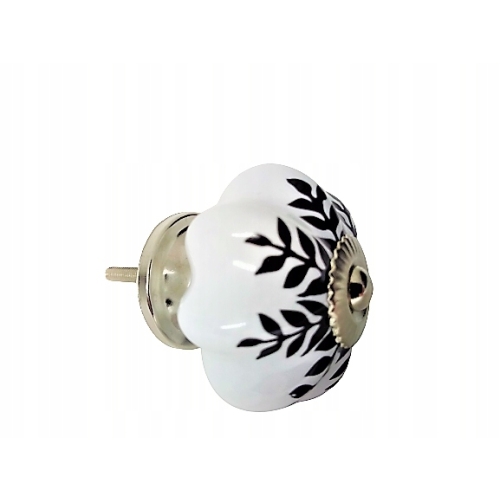 GAŁKA CERAMICZNA UCHWYT DRZWI SZAFY SZUFLADY WZÓR