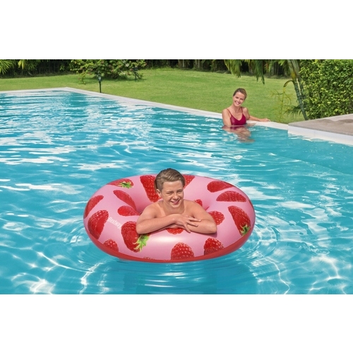 KOŁO DMUCHANE BESTWAY Scentsational 119 CM Materiał o zapachu maliny
