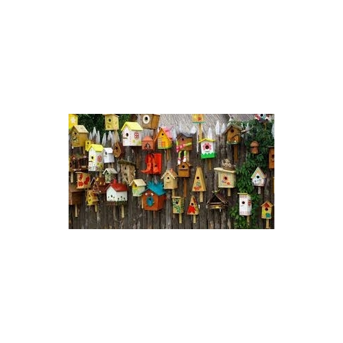 BUDKA LĘGOWA DOMEK DLA PTAKÓW JERZYK 8 x 6 x 9,2cm