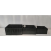KOSZYK BAMBUSOWY ORGANIZER czarny 24 x 18 x 13 cm