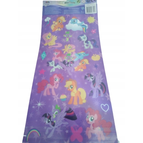 NAKLEJKI SAMOPRZYLEPNE MY LITTLE PONY ARKUSZ 50 SZTUK BOHATERÓW KONIKÓW