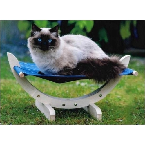 HAMAK Home Accents LEGOWISKO ŁÓŻKO DLA KOTA PSA KOLOR NIEBIESKI 57x36x28cm