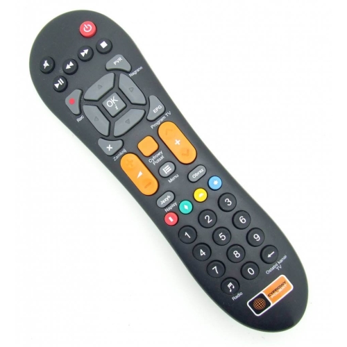 Pilot do dekodera Cyfrowy Polsat HD7000 HD6000 Oryginalny czarny