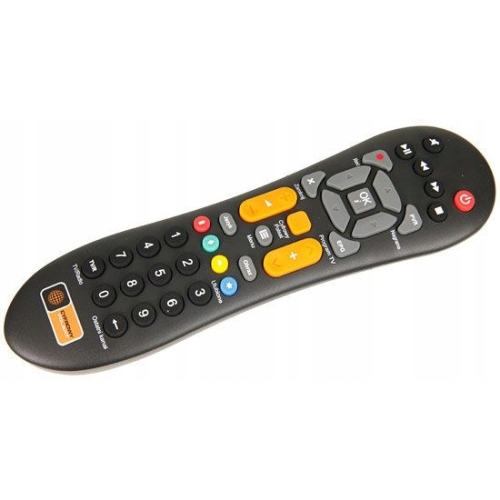 Pilot do dekodera Cyfrowy Polsat HD7000 HD6000 Oryginalny czarny