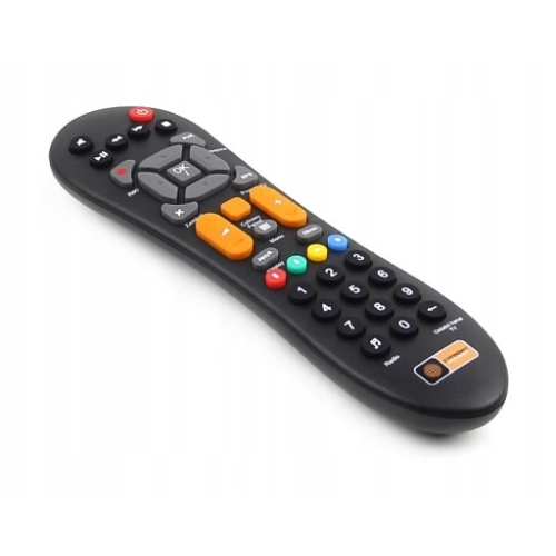 Pilot do dekodera Cyfrowy Polsat HD7000 HD6000 Oryginalny czarny