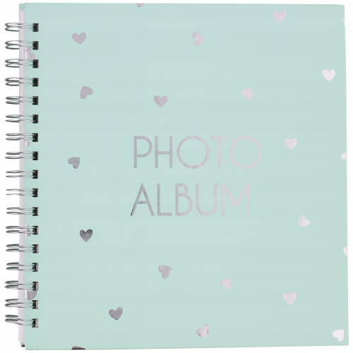 Album fotograficzny na zdjęcia wsuwany 11,4 x 15,5 cm MIĘTOWY SREBRNY 29