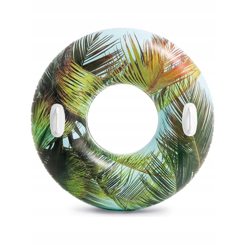 Koło dmuchane do pływania INTEX 97cm PALMA TROPICA
