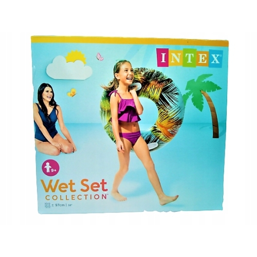 Koło dmuchane do pływania INTEX 97cm PALMA TROPICA