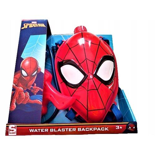 MIOTACZ NA WODĘ PLECAK PISTOLET SPIDERMAN MARVEL