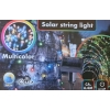 LAMPKI OGRODOWE SOLARNE 640cm 50 LAMPEK LED ŁAŃCUCH ŚWIETLNY CIEPŁY ODCIEŃ