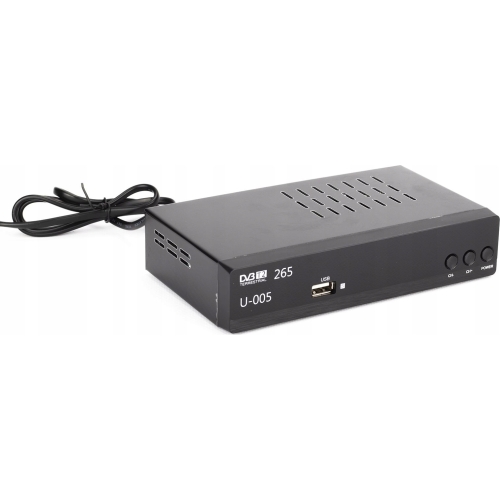 DEKODER TUNER TV NAZIEMNEJ DVB-T2 HEVC H.265 U-005
