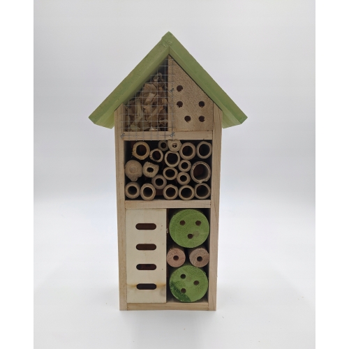 BUDKA LĘGOWA DOMEK HOTEL DLA OWADÓW MOTYLI ziel295 ekologiczne materiały