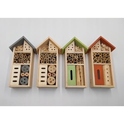 BUDKA LĘGOWA DOMEK HOTEL DLA OWADÓW MOTYLI ziel295 ekologiczne materiały