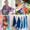 TIE DYE KIT BARWNIKI DO FARBOWANIA UBRAŃ BUTÓW 10x KOLOR GRAFIX zabawa DIY