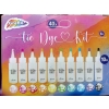 TIE DYE KIT BARWNIKI DO FARBOWANIA UBRAŃ BUTÓW 10x KOLOR GRAFIX zabawa DIY