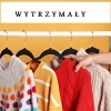 WIESZAK WELUROWY ANTYPOŚLIZGOWY CZARNY 10 sztuk 73