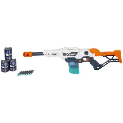 DUŻY PISTOLET NA WODĘ KARABINEK WODNA BITWA AŻ 350 ML 49 CM BIAŁY