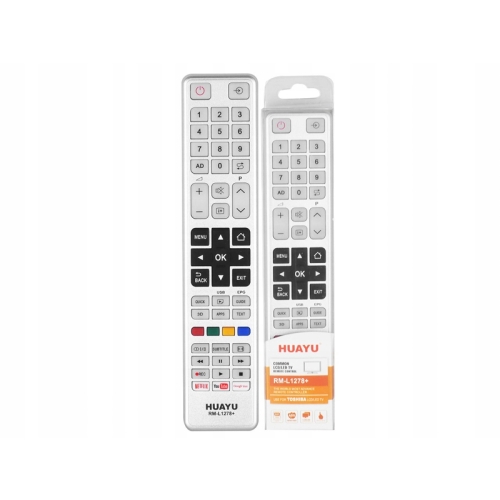 PILOT zamienny TOSHIBA model RM L1278+ NETFLIX 3D UNIWERSALNY WYSOKA JAKOŚĆ