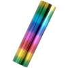 FOLIA DO ZŁOCEŃ NA CIEPŁO RAINBOW MOCNA 150 mm x 300 cm EMBOSSING Foil
