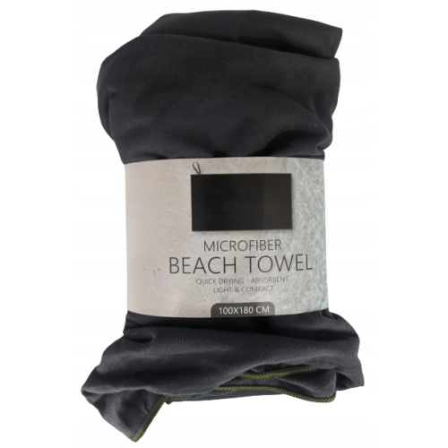 RĘCZNIK PLAŻOWY Z MIKROFIBRY SZYBKOSCHNĄCY Z WIDOKIEM MORZA 100 X 180 CM