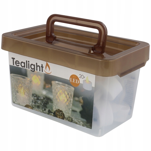 TEALIGHT LED ŚWIECZKI PODGRZEWACZE BATERIE 20 SZT