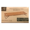 BAMBUSOWA PATERA DO SERWOWANIA DAŃ NA METALOWYCH NÓŻKACH 48 X 20cm STABILNA