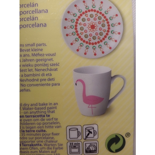 FARBY DO PORCELANY CERAMIKI TERAKOTY 6 KOLORÓW