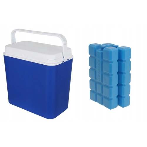 Lodówka turystyczna pasywna 24 L + wkłady 2x 200ml