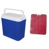 Lodówka turystyczna pasywna 24 L + wkład 1x 600 ml