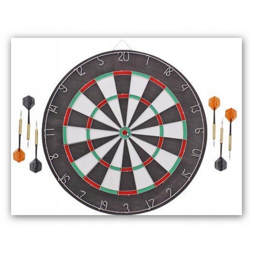 DART TARCZA SIZALOWA GRA RZUTKI LOTKI FREE 9 LOTEK