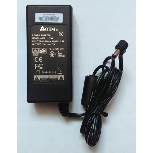Zasilacz dekoder 4K AOEM model A050112-T81 NC+ CANAL+ ULTRABOX 12V 4,17A