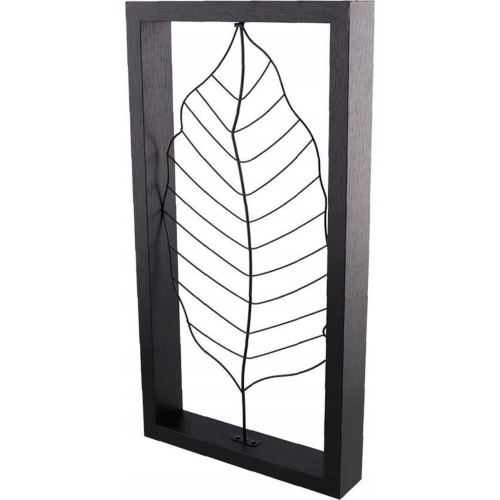 RAMA ŚCIENNA DEKORACYJNA OZDOBNE LIŚCIE METAL 1200