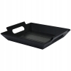TACA DEKORACYJNA z uchwytami MDF 23 x 20cm kwiat S