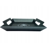 TACA DEKORACYJNA z uchwytami MDF 23x20cm kwiat cza