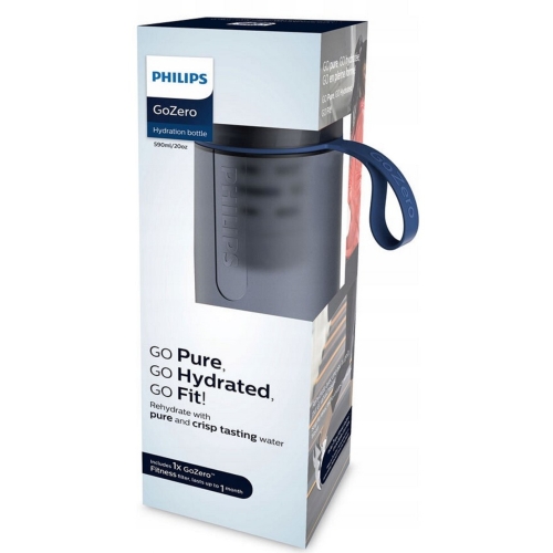 BUTELKA FILTRUJĄCA WRAZ Z FILTREM PHILIPS GoZero Hydration w kolorze PINK