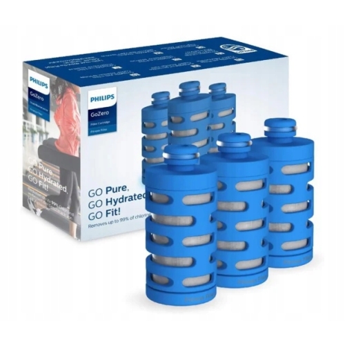 BUTELKA FILTRUJĄCA WRAZ Z FILTREM PHILIPS GoZero Hydration w kolorze PINK