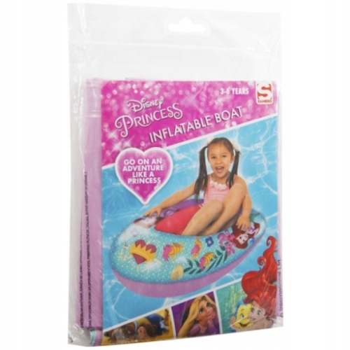 Materac ponton PRINCESS ARIEL POMPOWANY DLA DZIECI 3-6 LAT MOCNY I WYGODNY