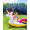 Basen ogrodowy dla dzieci JEDNOROŻEC z prysznicem PVC 272 x 193 x 104 cm