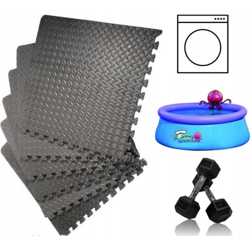 PODŁOGA MATA PIANKOWA pod BASEN 6 EL 40 cm x 40 cm