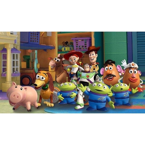 Piłka plażowa dmuchana wzór TOY STORY 3D kolorowa